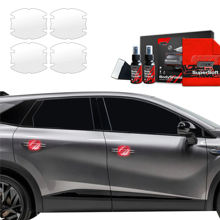 GrizzGlass BodyShield Protective Film For Door Handles Renault Symbioz (2024-2025) [4in1]