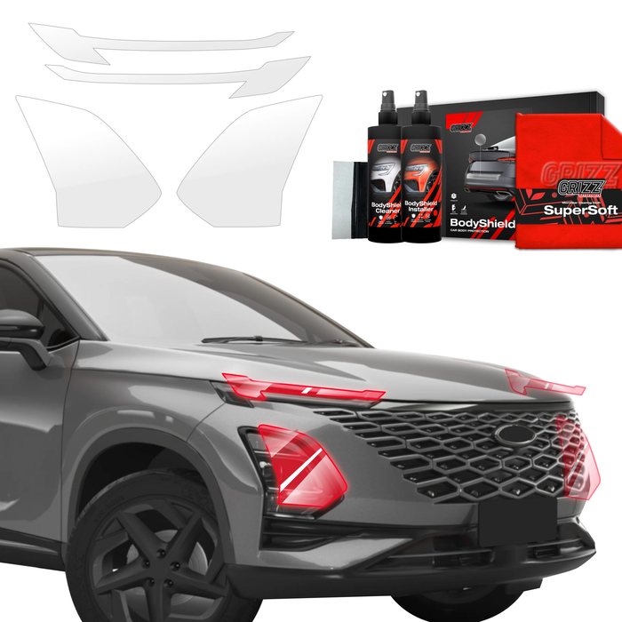 GrizzGlass BodyShield Lamp Protection Film OMODA 5 Facelift (2024-2025) [4in1]