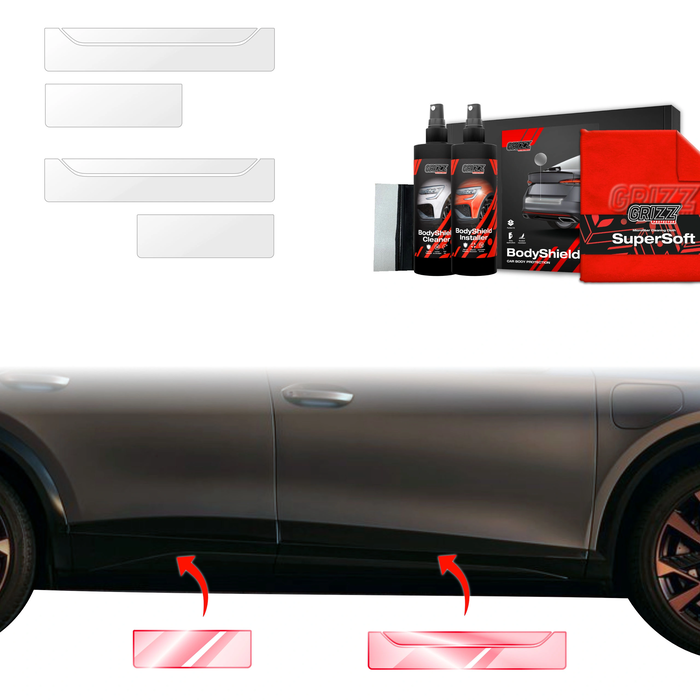 GrizzGlass BodyShield Door Sill Protection Film Cupra Formentor Facelift (2024-2025) [4in1]