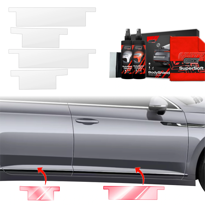 GrizzGlass BodyShield Door Sill Protection Film Volkswagen VW Arteon (2024-2025) [4in1]