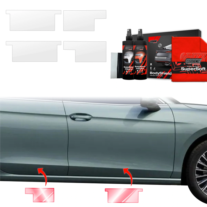 GrizzGlass BodyShield Door Sill Protection Film Volkswagen VW Passat B9 (2024-2026) [4in1]