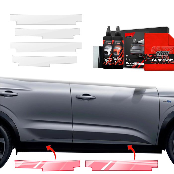 GrizzGlass BodyShield Door Sill Protection Film Renault Austral (2022-2025) [4in1]