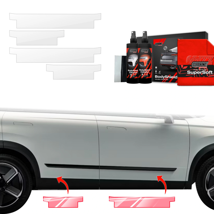 GrizzGlass BodyShield Door Sill Protection Film Jaecoo J7 (2024-2025) [4in1]