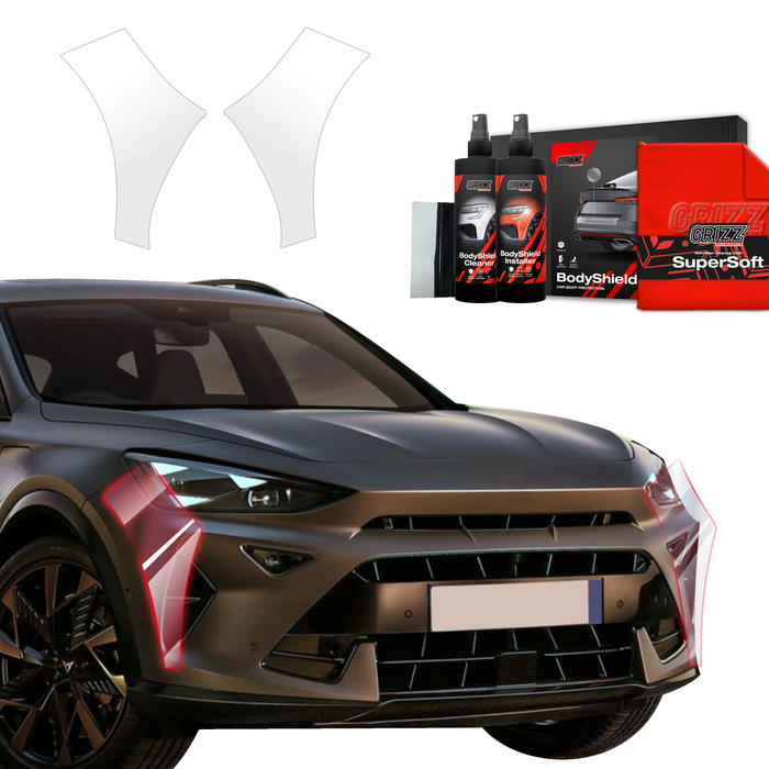 GrizzGlass BodyShield Protective Film For Bumpers Cupra Formentor Facelift (2024-2025) [2in1] 