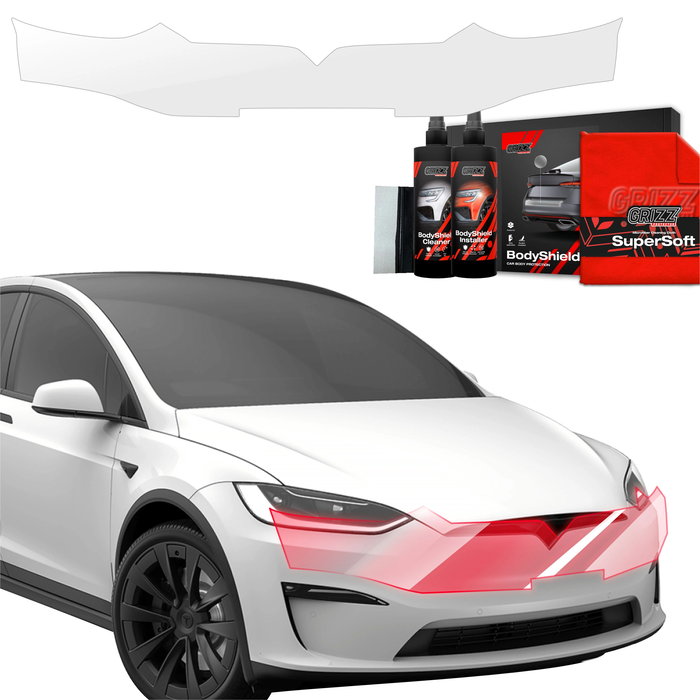 GrizzGlass BodyShield Protective Film For Bumpers Tesla Model X (2021-2025)