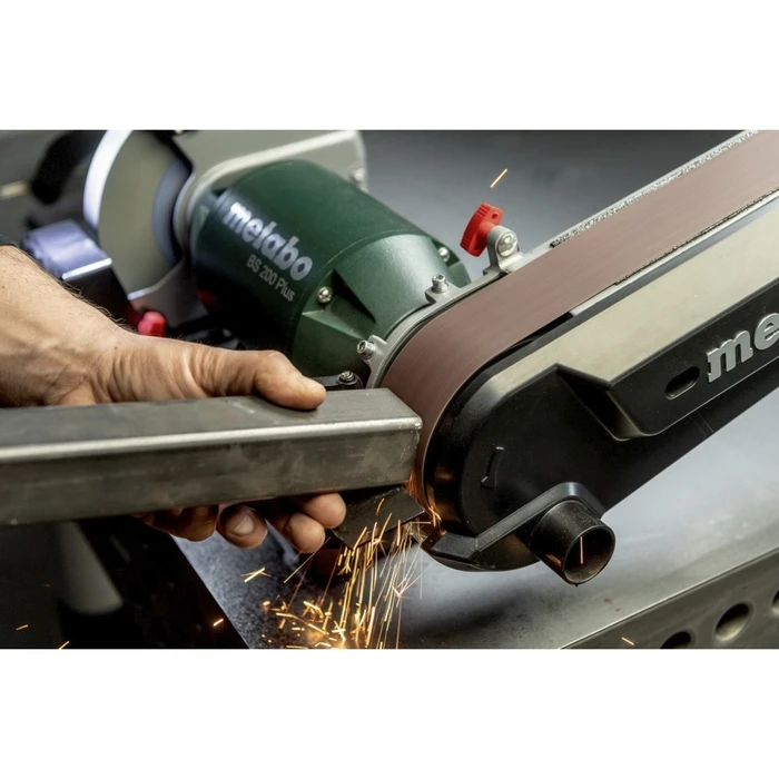 Metabo BS 200 Plus Combination Belt Sander / Bench Grinder, 600 W