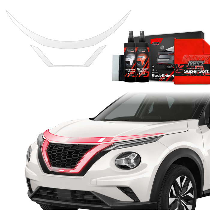 GrizzGlass BodyShield Hood Protective Film Nissan Juke Facelift (2024-2025) [2in1] 