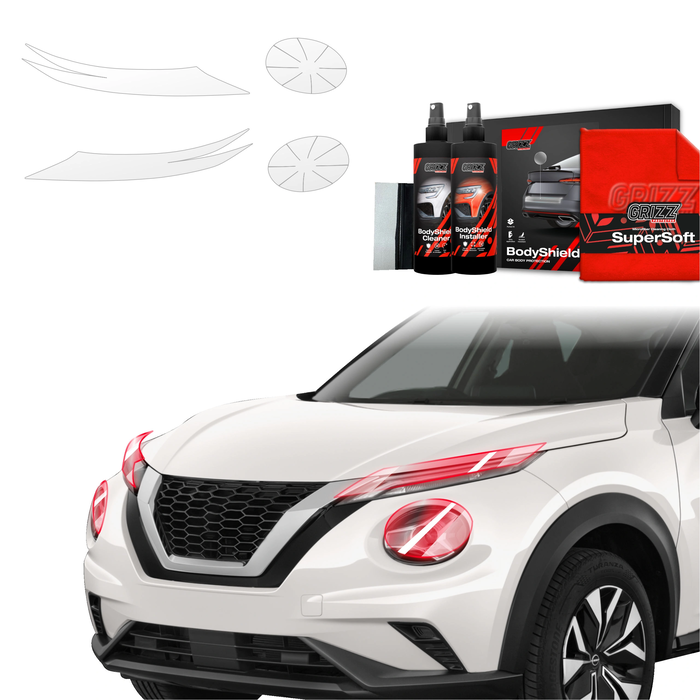 GrizzGlass BodyShield Lamp Protection Film Nissan Juke Facelift (2024-2025) [4in1]