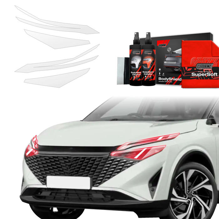 GrizzGlass BodyShield Lamp Protection Film Nissan Qashqai 3 Facelift (2024-2025) [4in1]