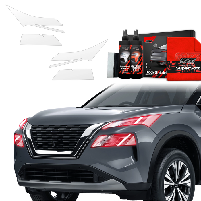 GrizzGlass BodyShield Lamp Protection Film Nissan X-Trail Facelift (2024-2025) [4in1]