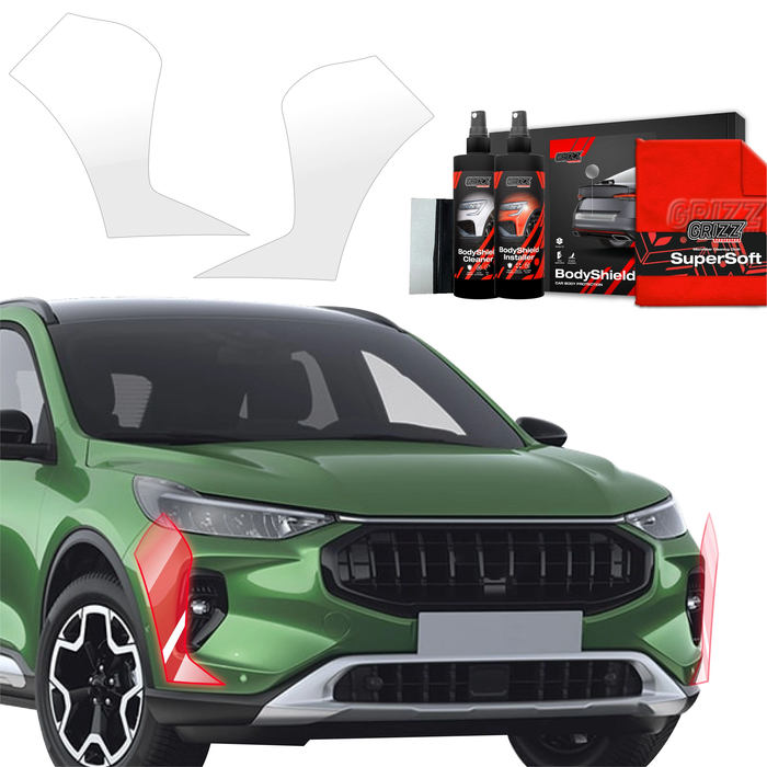 GrizzGlass BodyShield Protective Film For Bumpers Ford Kuga Active Facelift (2024-2025) [2in1] 