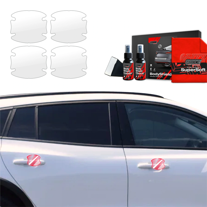 GrizzGlass BodyShield Protective Film For Door Handles Ford Focus Active X Kombi Facelift (2021-2025) [4in1]