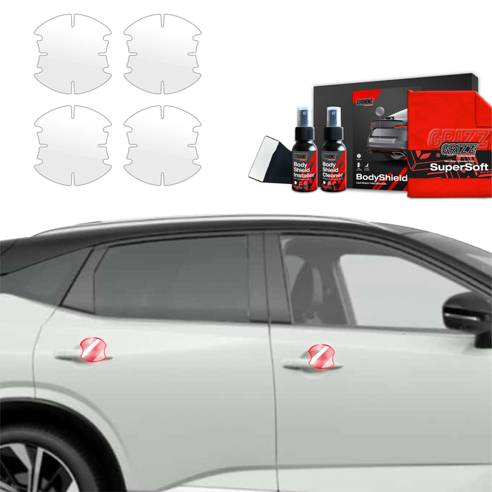GrizzGlass BodyShield Protective Film For Door Handles Nissan Qashqai 3 (2021-2024) [4in1]