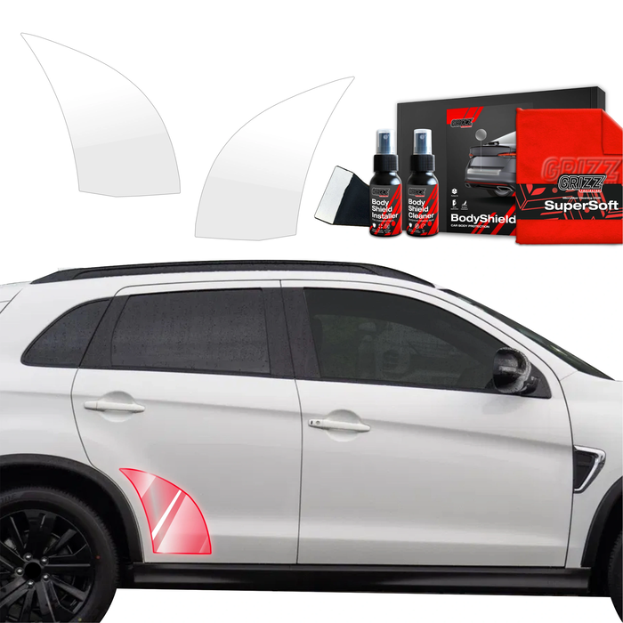 GrizzGlass BodyShield Wheel Arch Protection Film Mitsubishi ASX Facelift (2024-2025) [2in1] 