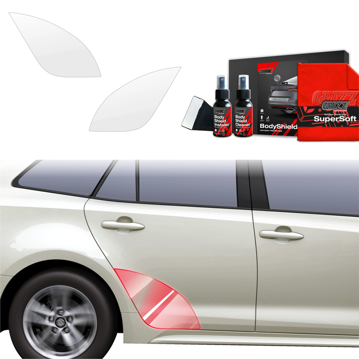 GrizzGlass BodyShield Wheel Arch Protection Film Suzuki Swace Facelift (2023-2025) [2in1] 