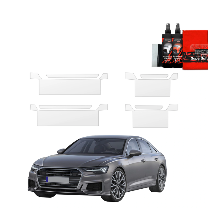 GrizzGlass BodyShield Door Sill Protection Film Audi A6 C8 Sedan (2018-2023) [4in1]