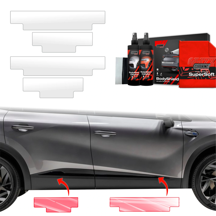 GrizzGlass BodyShield Door Sill Protection Film Renault Symbioz (2024-2025) [4in1]