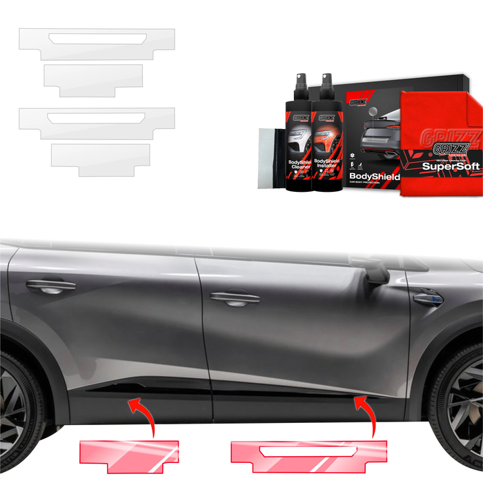 GrizzGlass BodyShield Door Sill Protection Film Renault Captur (2024-2025) [4in1]