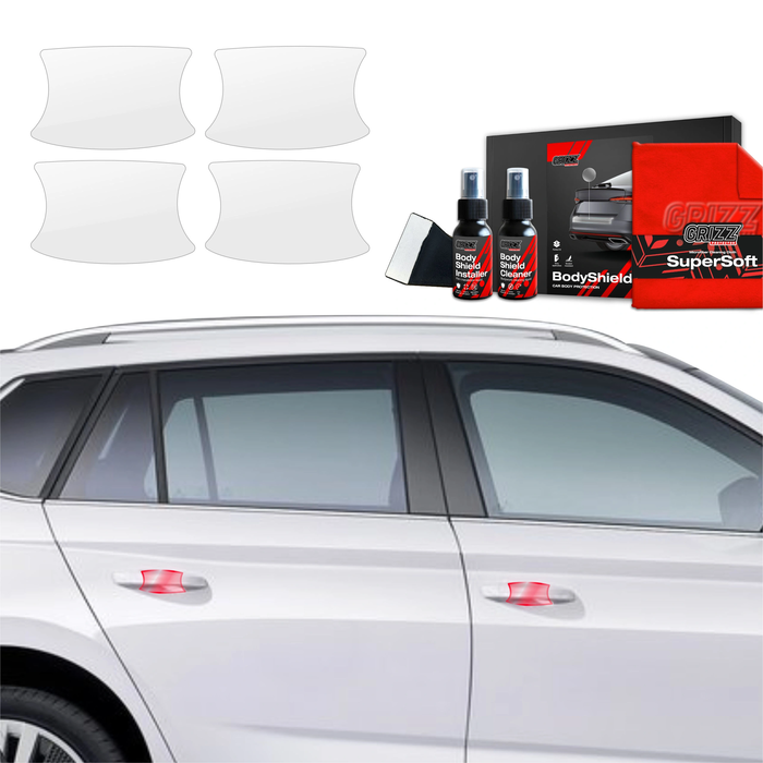 GrizzGlass BodyShield Protective Film For Door Handles Skoda Kamiq (2019-2025) [4in1]