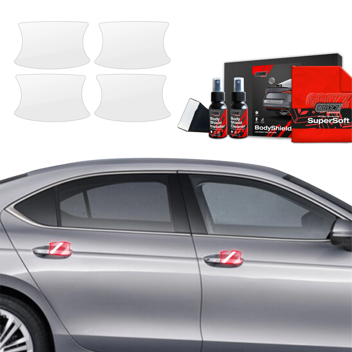 GrizzGlass BodyShield Protective Film For Door Handles Skoda Superb 4 Liftback (2024-2025) [4in1]