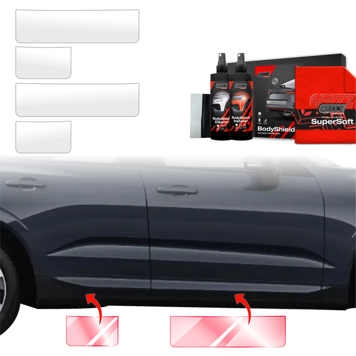 GrizzGlass BodyShield Door Sill Protection Film Volvo XC60 2 (2022-2025) [4in1]