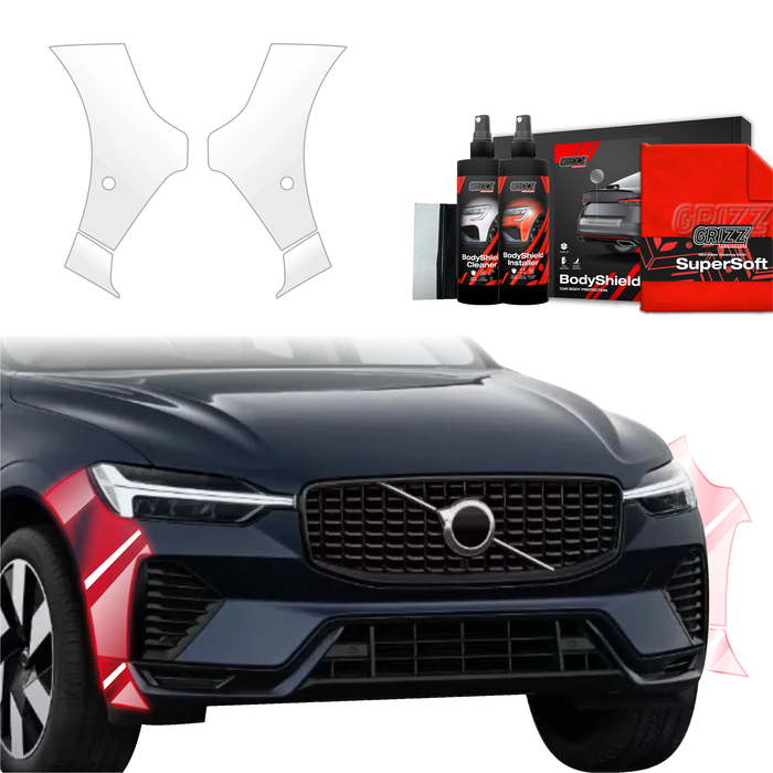 GrizzGlass BodyShield Protective Film For Bumpers Volvo XC60 2 (2022-2025) [2in1] 
