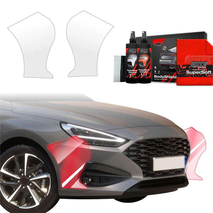 GrizzGlass BodyShield Protective Film For Bumpers Hyundai i30 Hatchback (2020-2025) [2in1] 