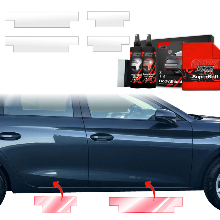 GrizzGlass BodyShield Door Sill Protection Film Seat Leon (2024-2025) [4in1]