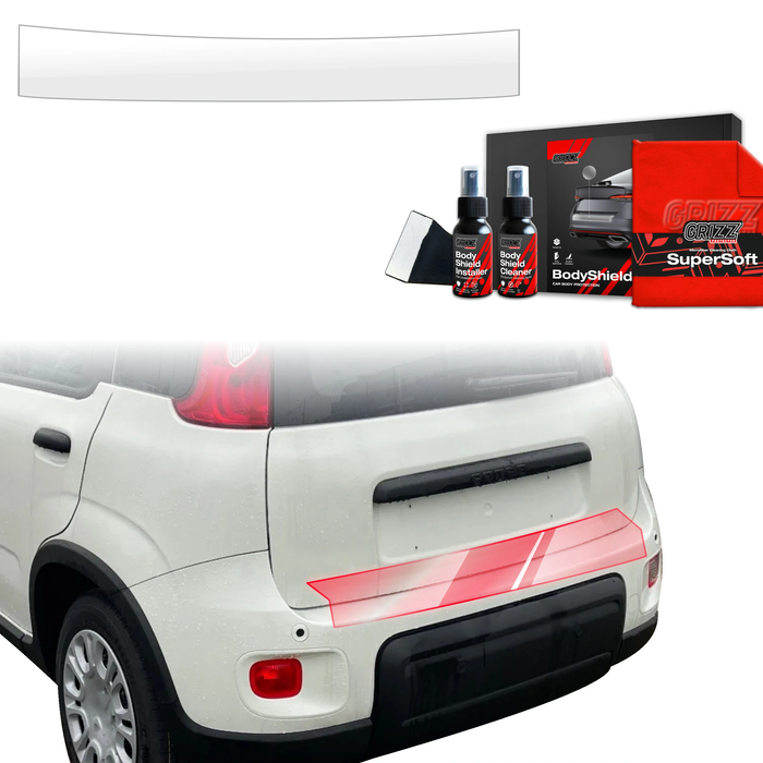 GrizzGlass BodyShield Trunk Sill Protective Film Fiat Panda (2020-2025)
