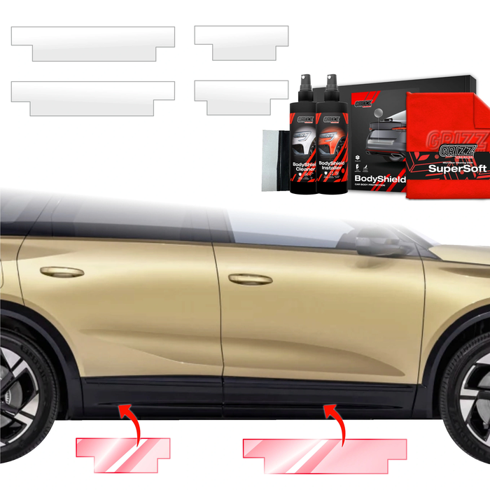 GrizzGlass BodyShield Door Sill Protection Film Opel Grandland (2025) [4in1]