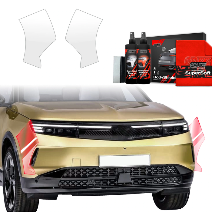 GrizzGlass BodyShield Protective Film For Bumpers Opel Grandland (2025) [2in1] 