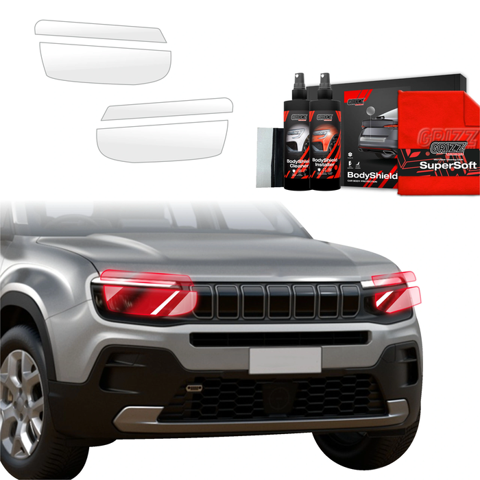 GrizzGlass BodyShield Lamp Protection Film Jeep Avenger (2023-2025) [4in1]