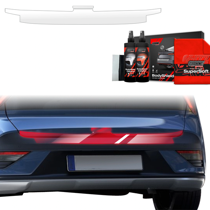 GrizzGlass BodyShield Trunk Sill Protective Film Hyundai Bayon (2024-2025) [2in1] 