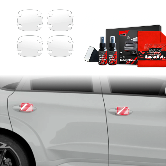 GrizzGlass BodyShield Protective Film For Door Handles Cupra Terramar (2024-2025) [4in1]