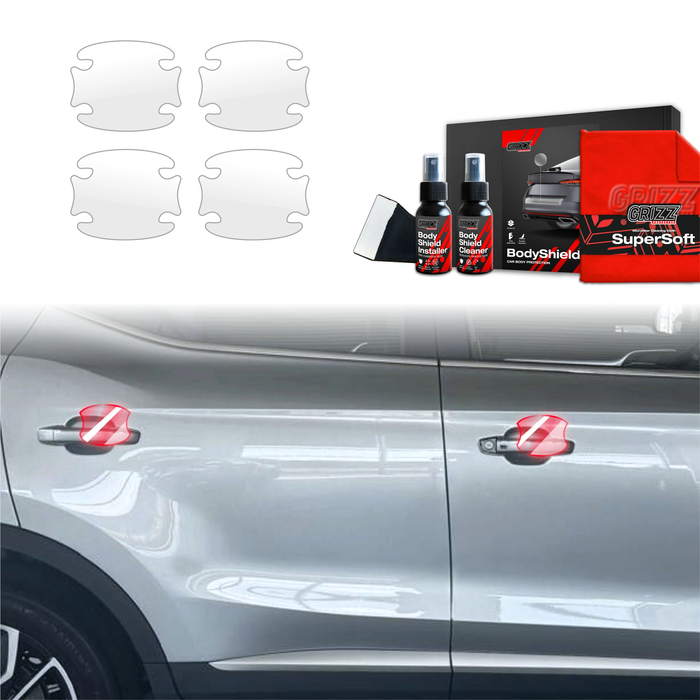 GrizzGlass BodyShield Protective Film For Door Handles MG ZS Classic (2019-2025) [4in1]