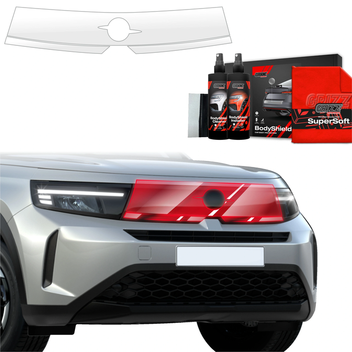 GrizzGlass BodyShield Car Pillar Protective Film Opel Frontera (2024-2025) [3in1]