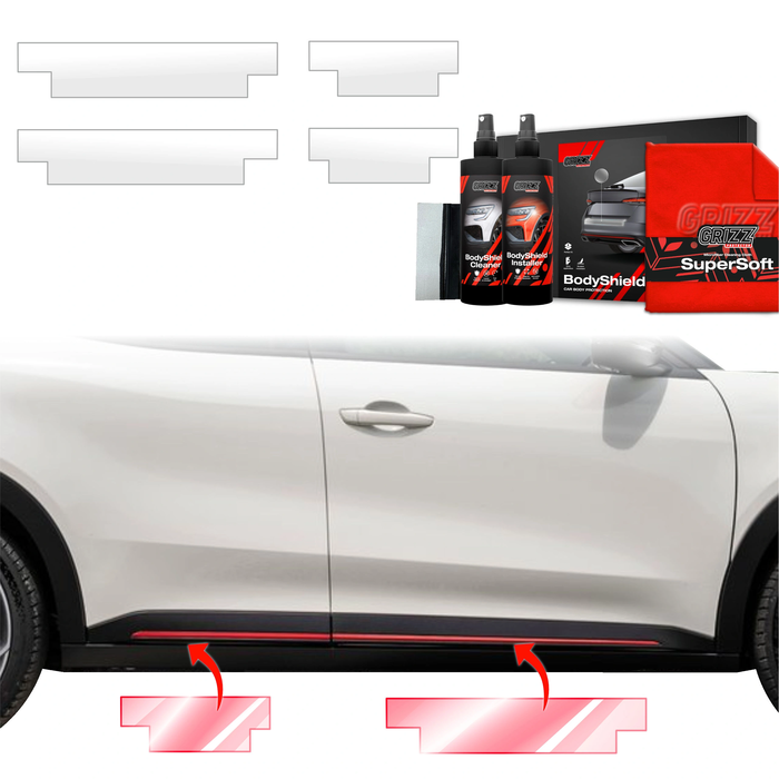 GrizzGlass BodyShield Door Sill Protection Film Alfa Romeo Junior (2024-2025) [4in1]