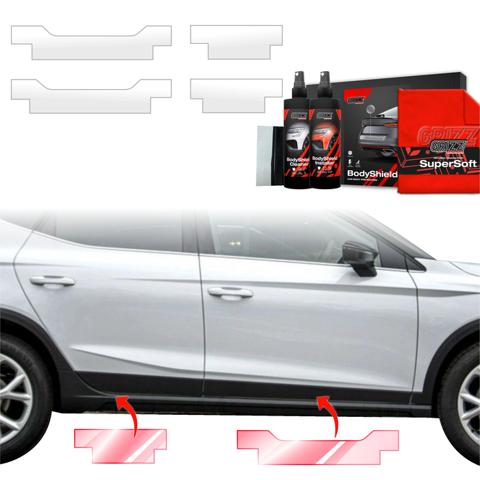 GrizzGlass BodyShield Door Sill Protection Film Cupra Leon Sportstourer (2024-2025) [4in1]