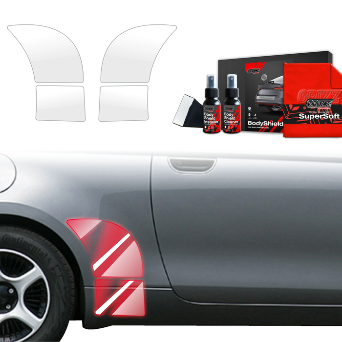 GrizzGlass BodyShield Wheel Arch Protection Film Fiat 500 (2016-2025) [4in1]