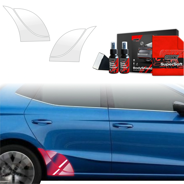 GrizzGlass BodyShield Wheel Arch Protection Film Seat Ibiza (2021-2025) [4in1]