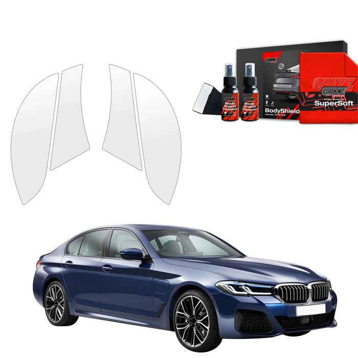 GrizzGlass BodyShield Wheel Arch Protection Film BMW 5 G30 Sedan (2023-2025) [4in1]