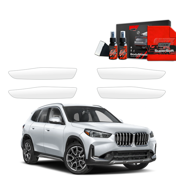 GrizzGlass BodyShield Protective Film For Door Handles BMW X1 (2023-2025) [4in1]