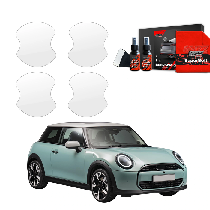 GrizzGlass BodyShield Protective Film For Door Handles Mini Cooper S (2023-2025) [4in1]
