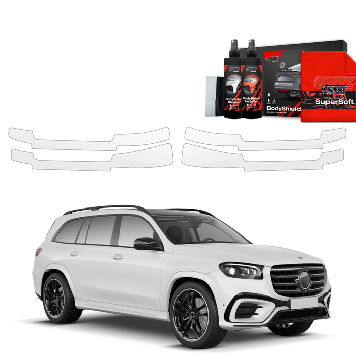 GrizzGlass BodyShield Door Sill Protection Film Mercedes GLS 450d (2023-2025) [4in1]