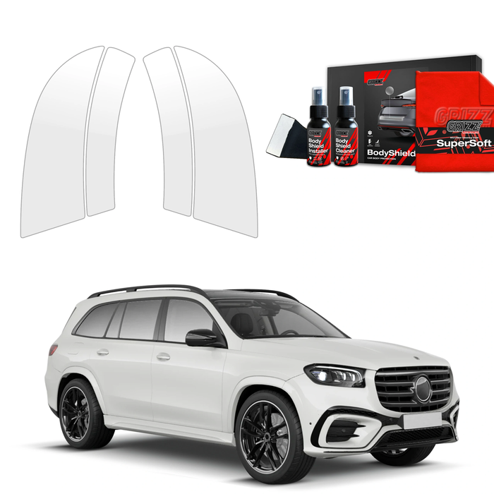 GrizzGlass BodyShield Wheel Arch Protection Film Mercedes GLS 450d (2023-2025) [4in1]