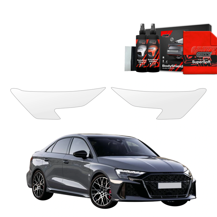 GrizzGlass BodyShield Lamp Protection Film Audi RS3 (2025) [2in1] 