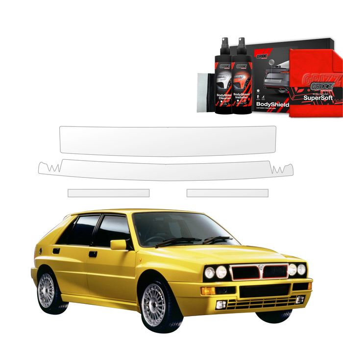 GrizzGlass BodyShield Hood Protective Film Lancia Delta Integrale (1992-1994) [4in1]