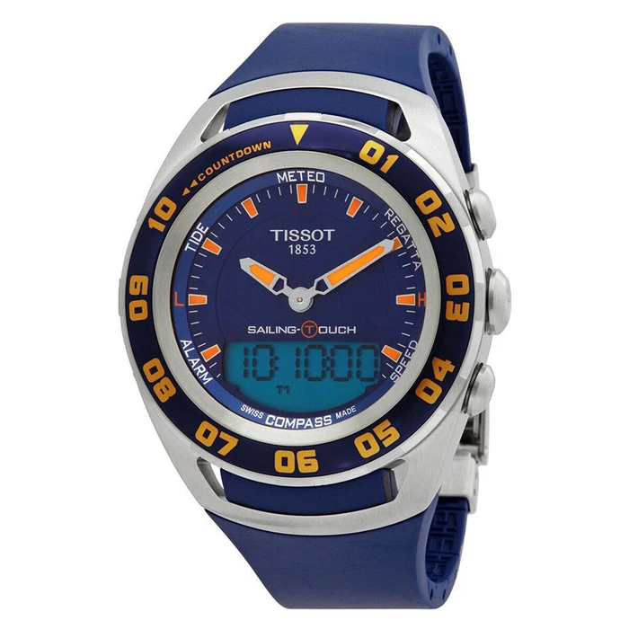 Tissot Ανδρικά Ρολόγια T05642027 04101 Ασημί 45 mm