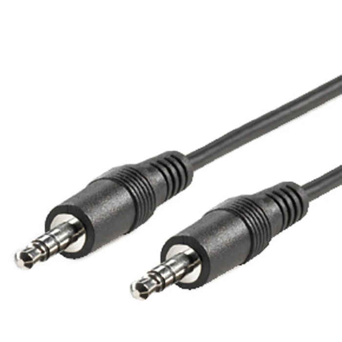 Roline Καλώδιο ήχου 3.5mm αρσενικό - 3.5mm αρσενικό, Μαύρο, 10 m