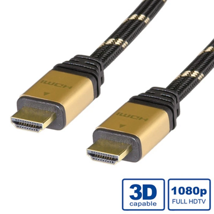 Roline HDMI Cable 2m (HDMI 1.4) Black